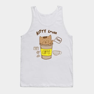 KItty lover Coffee Tank Top